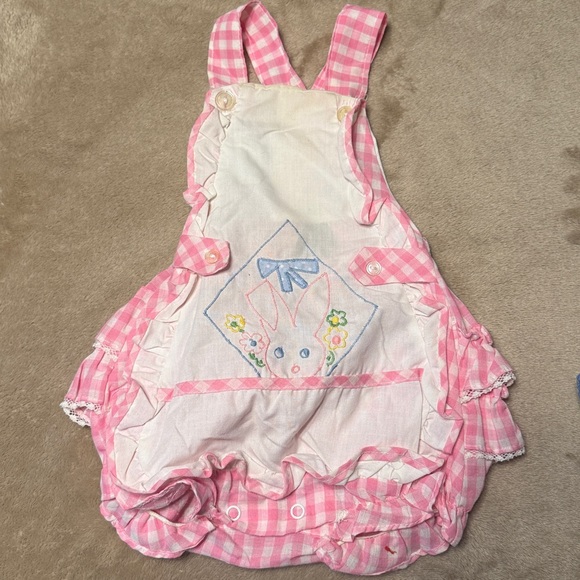 Pink and Blue Baby Rompers - Picture 2 of 6